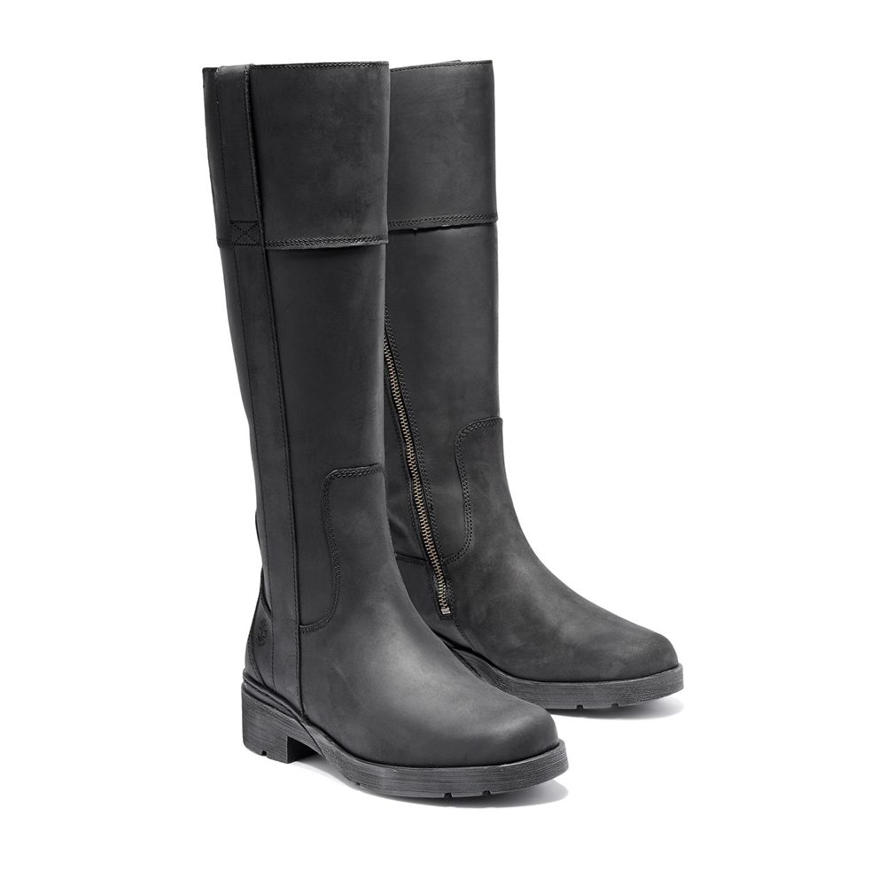 Botas Tacon Timberland Mujer Graceyn Waterproof Negras - Chile KBW-819264